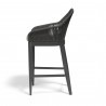 Sunset West Milano Barstool With Cushions in Echo Ash - Side Angle