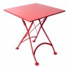 French Café Bistro Folding Table - Red