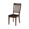 Alpine Furniture Rustica Side Chairs in Dark Espresso - Angled