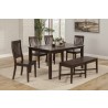 Alpine Furniture Rustica Side Chairs in Dark Espresso - Lifestyle