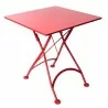 French Café Bistro Folding Table - Red - French Café Bistro Folding Table - Red