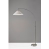 Adesso Braxton Arc Lamp Brushed Steel