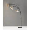 Adesso Braxton 3-Arm Arc Lamp Dark Bronze - Adesso Braxton 3-Arm Arc Lamp Dark Bronze