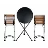 French Café Bistro Dining Set - 3 Pieces - folded - French Café Bistro Dining Set - 3 Pieces - folded