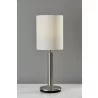 Adesso Hollywood Table Lamp Brushed Steel - Adesso Hollywood Table Lamp Brushed Steel
