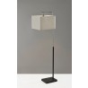 Adesso Flora Floor Lamp Steel - Adesso Flora Floor Lamp Steel