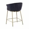 Sunpan Nadine Counter Stool Chacha Navy - Back Side Angle - Sunpan Nadine Counter Stool Chacha Navy - Back Side Angle