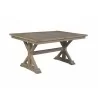 Alpine Furniture Arlo Dining Table - Angled Unextended - Alpine Furniture Arlo Dining Table - Angled Unextended
