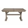 Alpine Furniture Arlo Dining Table - Front Unextended - Alpine Furniture Arlo Dining Table - Front Unextended