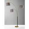 Adesso Bergen 3-Arm Arc Lamp 