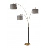 Adesso Bergen 3-Arm Arc Lamp  6
