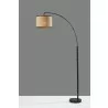 Adesso Bowery Arc Lamp Black - Adesso Bowery Arc Lamp Black