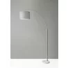 Adesso Bowery Arc Lamp Brushed Steel - Adesso Bowery Arc Lamp Brushed Steel