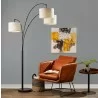 Adesso Bowery 3-Arm Arc Lamp - Adesso Bowery 3-Arm Arc Lamp
