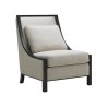 Sunpan Massimo Lounge Chair - Linen - Angled and Close-up
