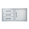 Broilmaster Single Door and 3 Drawer Combo - 42"