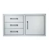 Broilmaster Single Door and 3 Drawer Combo - 42" - Broilmaster Single Door and 3 Drawer Combo - 42"