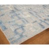Exquisite Rugs Vista Handmade Hand Loomed New Zealand Wool and Bamboo Silk Gray/Blue Area Rug 
