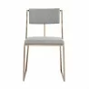 Sunpan Makena Dining Chair Monument Pebble - Front Angle - Sunpan Makena Dining Chair Monument Pebble - Front Angle