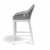 Miami Barstool in Echo Ash w/ Self Welt - Side Angle