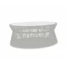 Milano Coffee Table w/ Honed Absolute Granite - Front Side Angle - Milano Coffee Table w/ Honed Absolute Granite - Front Side Angle