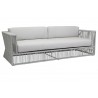 Miami Sofa in Echo Ash w/ Self Welt - Front Side Angle