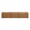 Moe's Home Collection Form Dream Modular Sectional Sonoran Tan Leather - Back Angle