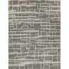 Exquisite Rugs Aldridge Handmade Hand-Knotted New Zealand Wool and Bamboo Silk Charcoal/Ivory Area Rug 4480