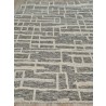 Exquisite Rugs Aldridge Handmade Hand-Knotted New Zealand Wool and Bamboo Silk Charcoal/Ivory Area Rug 4480-01