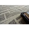 Exquisite Rugs Aldridge Handmade Hand-Knotted New Zealand Wool and Bamboo Silk Charcoal/Ivory Area Rug 4480-03