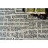 Exquisite Rugs Aldridge Handmade Hand-Knotted New Zealand Wool and Bamboo Silk Charcoal/Ivory Area Rug 4480-05