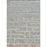 Aldridge Handmade Hand-Knotted New Zealand Wool and Bamboo Silk Light Blue/Ivory Area Rug 4481-01