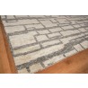 Exquisite Rugs Aldridge Handmade Hand-Knotted New Zealand Wool and Bamboo Silk Silver/Gray Area Rug 4483