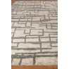 Exquisite Rugs Aldridge Handmade Hand-Knotted New Zealand Wool and Bamboo Silk Silver/Gray Area Rug 4483-01