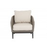 Marbella Club Chair in Echo Ash, No Welt - Front Angle