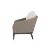 Marbella Club Chair in Echo Ash, No Welt - Side Angle