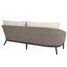 Sunset West Marbella Sofa With Cushions in Echo Ash - Back Viiew