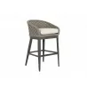 Marbella Barstool in Echo Ash, No Welt - Front Side Angle - Marbella Barstool in Echo Ash, No Welt - Front Side Angle