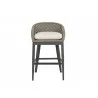 Marbella Barstool in Echo Ash, No Welt - Front Angle - Marbella Barstool in Echo Ash, No Welt - Front Angle