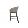 Marbella Barstool in Echo Ash, No Welt - Side Angle