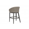 Marbella Barstool in Echo Ash, No Welt - Back Side Angle