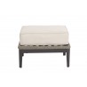 Marbella Ottoman in Echo Ash w/ Self Welt - Front Angle