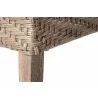 Alfresco Home Cornwall Woven Wood Table - Leg Detail - Alfresco Home Cornwall Woven Wood Table - Leg Detail
