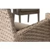 Alfresco Home Cornwall Woven Wood Table - Wicker Detail - Alfresco Home Cornwall Woven Wood Table - Wicker Detail