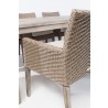 Alfresco Home Cornwall Woven Wood Chair - Back Angled