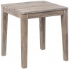 Alfresco Home Cornwall Woven Wood - End Table - Angled