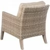 Alfresco Home Cornwall Woven Wood - Lounge Chair - Back Angled - Alfresco Home Cornwall Woven Wood - Lounge Chair - Back Angled
