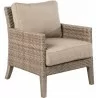 Alfresco Home Cornwall Woven Wood - Lounge Chair - Angled - Alfresco Home Cornwall Woven Wood - Lounge Chair - Angled