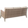 Alfresco Home Cornwall Woven Wood - Sofa - Back Angled