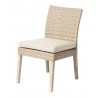 Alfresco Home Cornwall Woven Wood Chair - Angled